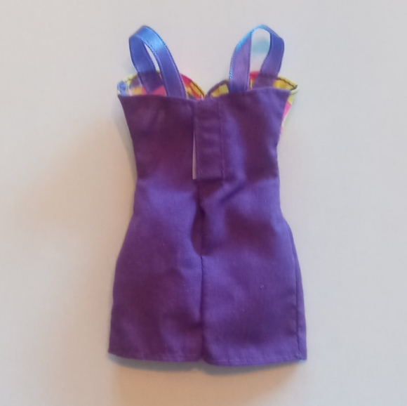 Barbie Doll Beach Wear Accessories Lot Roxy Handbag Purse purple dress sun hat - Picture 3 of 8